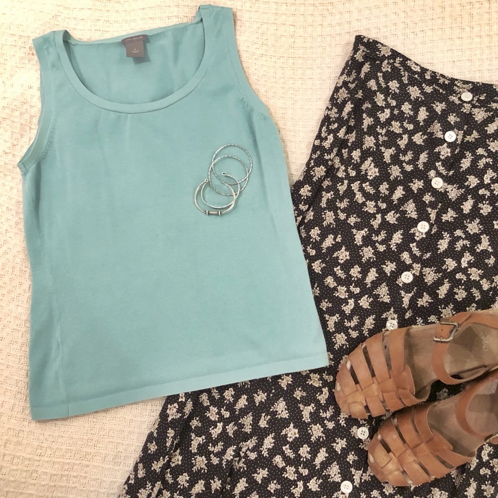 Ann Taylor tank - light blue